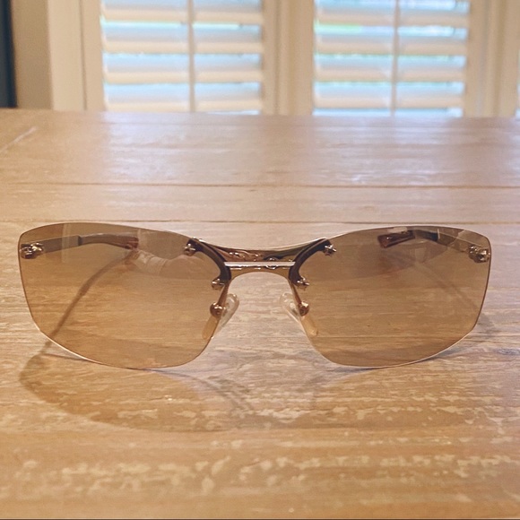 DIOR Pop/n Sunglasses Rimless Champagne Pink Gradient - Picture 9 of 16